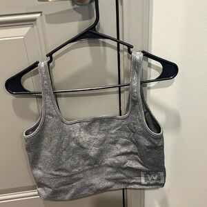 Wolford ribbed sports bra without cups